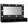 Spiegelschrank mit LED in Schwarz - 90x62 cm - 31% Rabatt