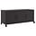 TV-Schrank aus schwarzem Stahl 100,5 cm - 34% Rabatt
