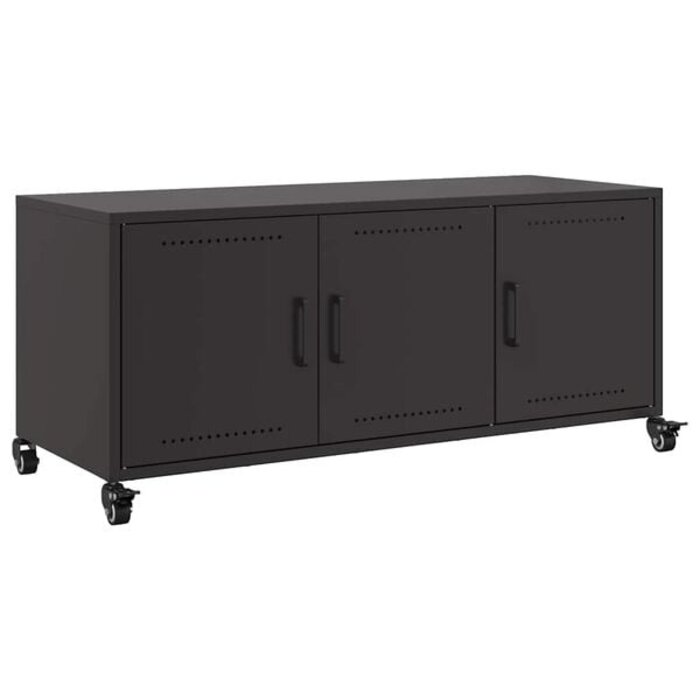 Vidaxl TV-Schrank aus schwarzem Stahl 100,5 cm - 34% Rabatt