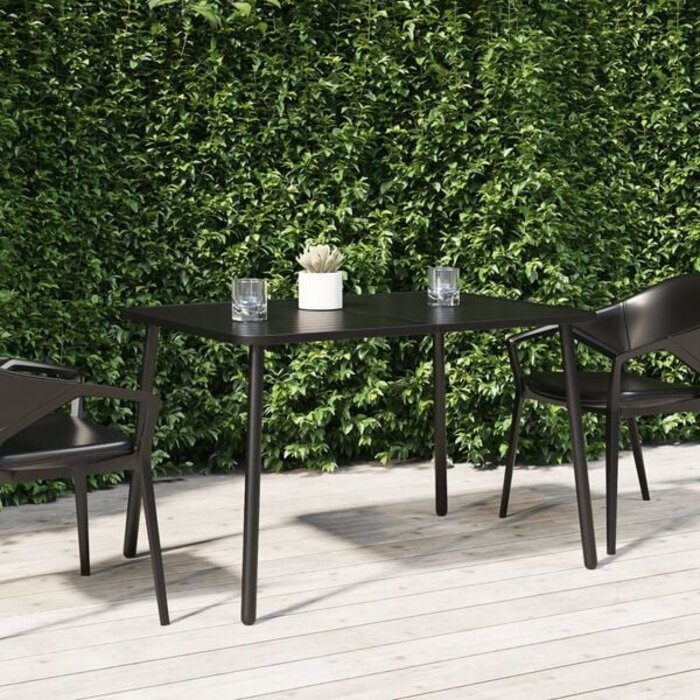 Vidaxl Gartentisch aus Stahl Anthrazit 110x80cm - 34% Rabatt - Ausgepackt