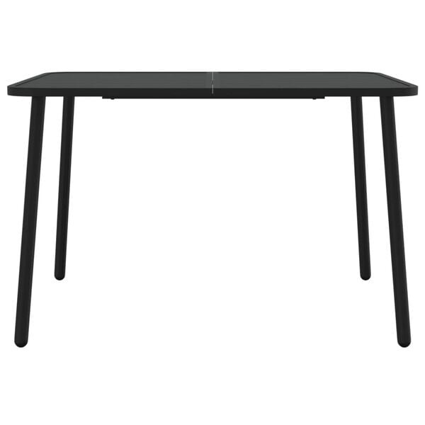 Vidaxl Gartentisch aus Stahl Anthrazit 110x80cm - 34% Rabatt - Ausgepackt