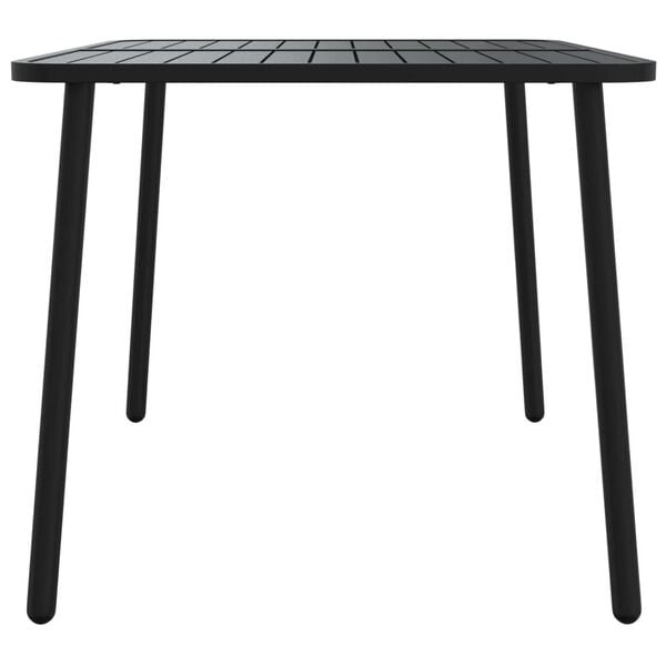 Vidaxl Gartentisch aus Stahl Anthrazit 110x80cm - 34% Rabatt - Ausgepackt