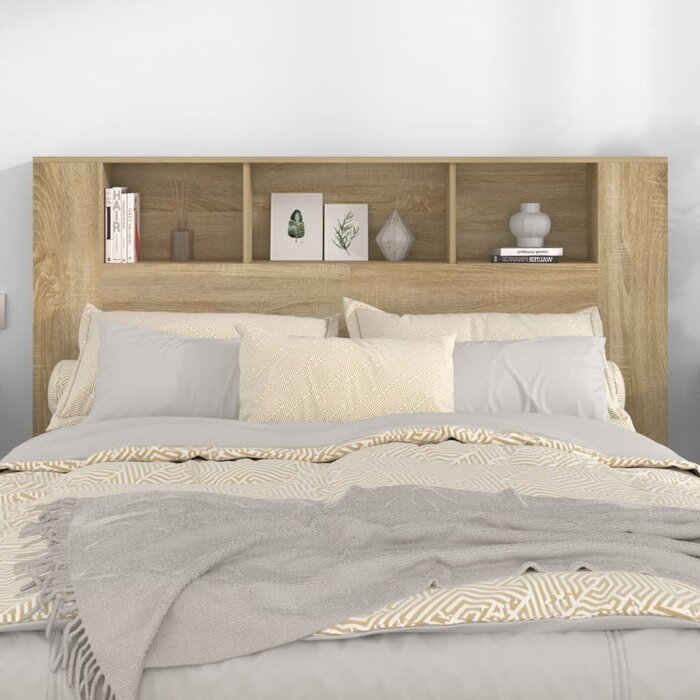 Vidaxl Kopfteil-Regal 160x104,5 cm in Sonoma-Eiche - 34% Rabatt