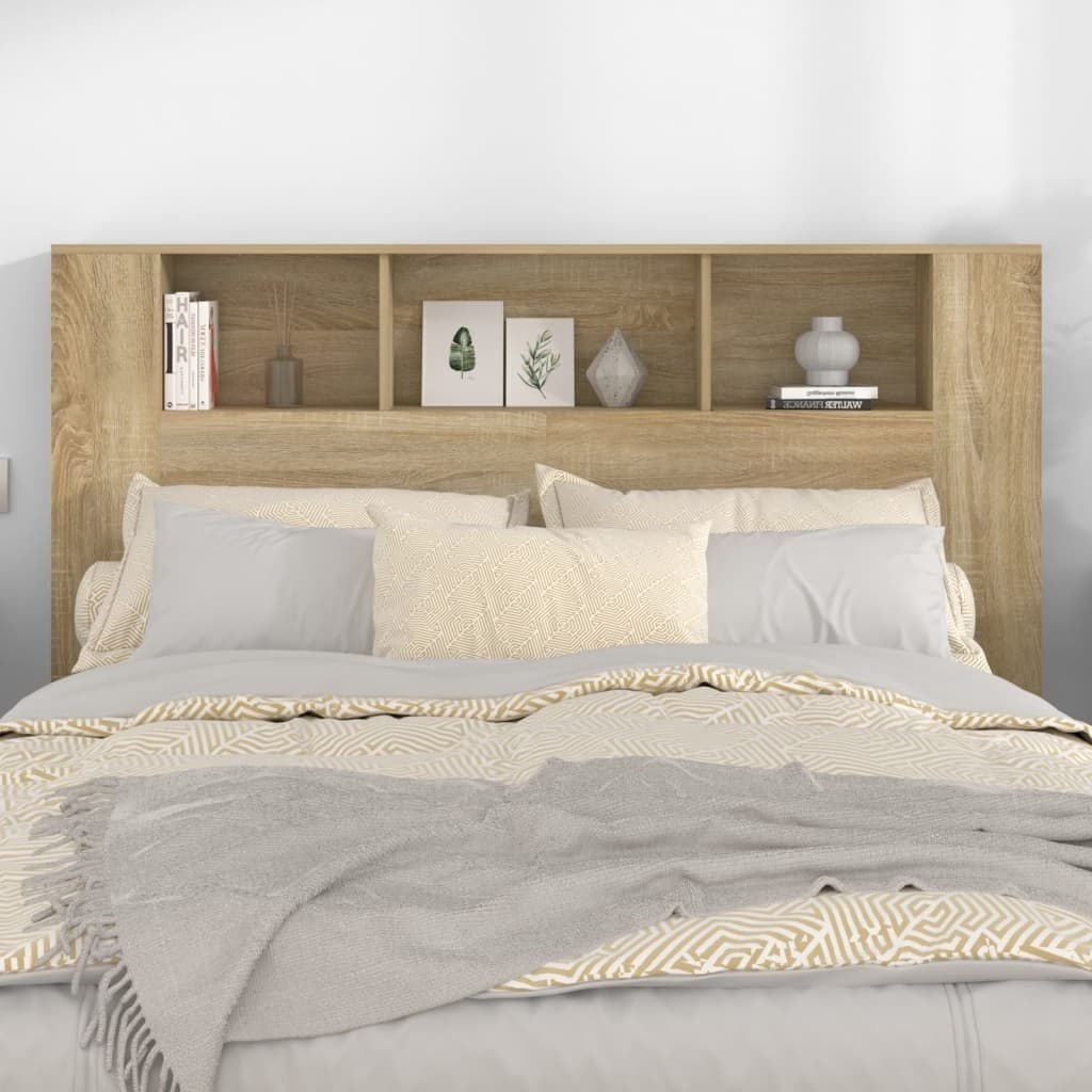 Vidaxl Kopfteil-Regal 160x104,5 cm in Sonoma-Eiche - 34% Rabatt