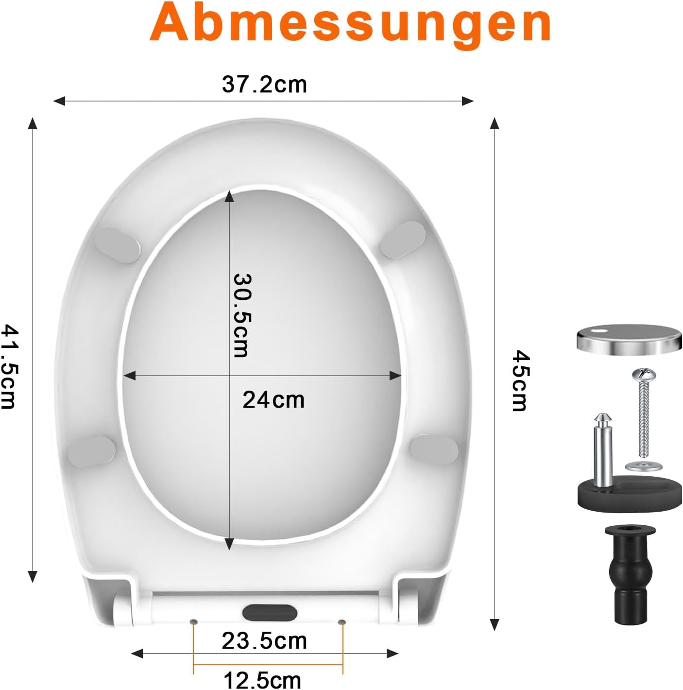 Amazon WC-Sitz O-Form Weiß mit Absenkautomatik - 31% Rabatt