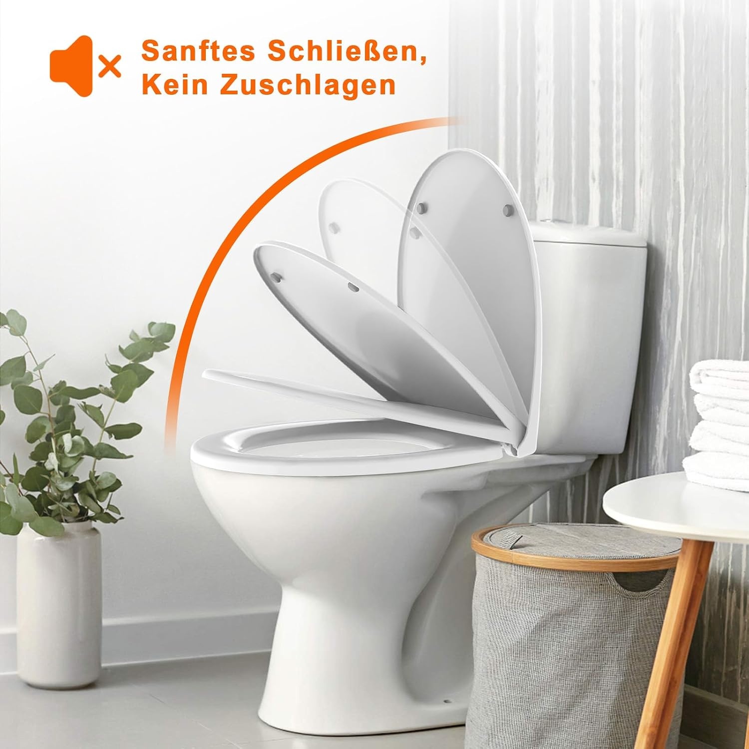 Amazon WC-Sitz O-Form Weiß mit Absenkautomatik - 31% Rabatt