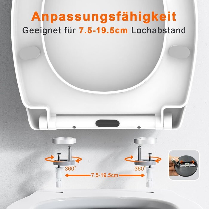 Amazon WC-Sitz O-Form Weiß mit Absenkautomatik - 31% Rabatt
