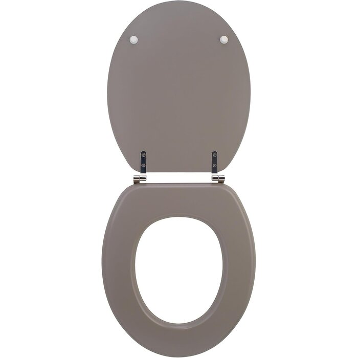 Amazon WC-Sitz MDF Taupe Matt 43,5 x 36,5 cm - 32% Rabatt