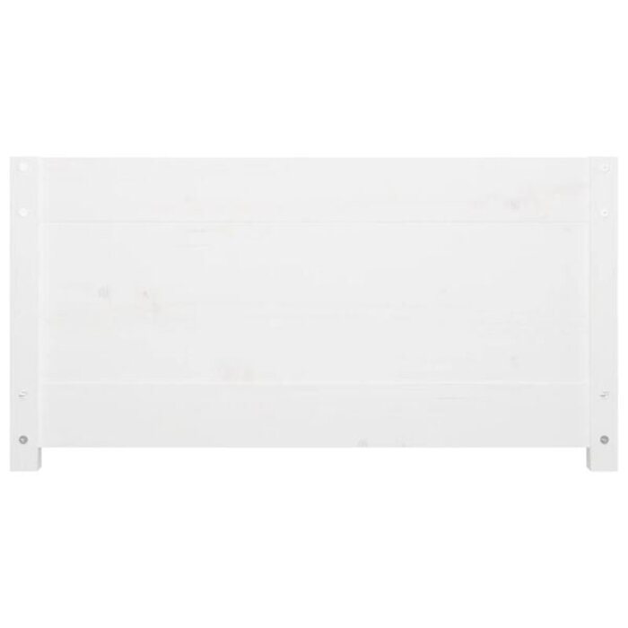 Vidaxl Tagesbett Massivholz 90x200 cm Weiß - 35% Rabatt