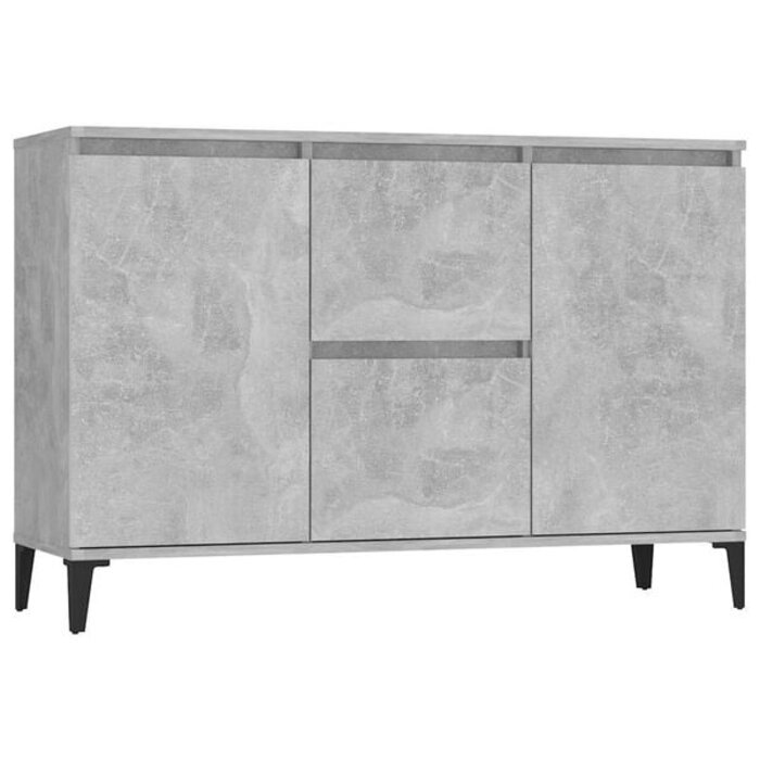 Vidaxl Sideboard in Betongrau 104x35x70 cm - 34% Rabatt - Top Industrial Design