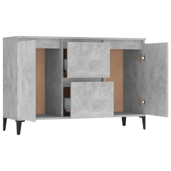 Vidaxl Sideboard in Betongrau 104x35x70 cm - 34% Rabatt - Top Industrial Design