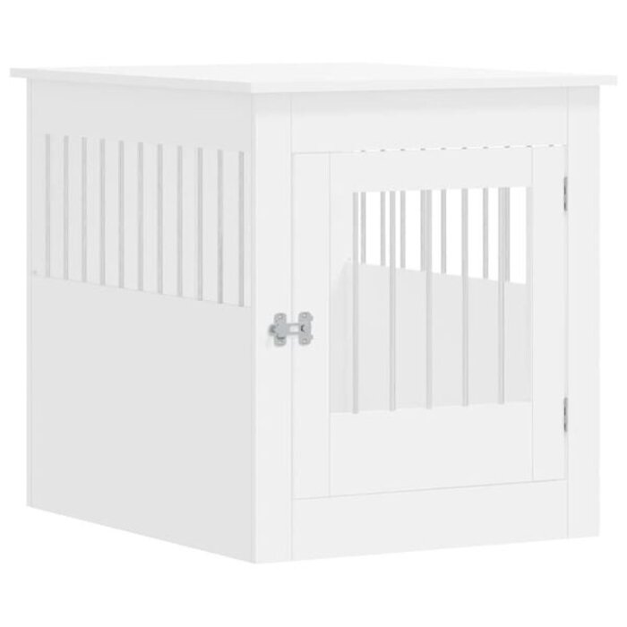 Vidaxl Hundehütte mit Ablage 64,5x80x71 cm Weiß - 34% Rabatt