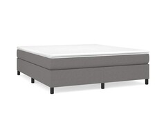 Vidaxl Stoff-Bettgestell Dunkelgrau 160x200 cm - 34% Rabatt - Ausgepackt