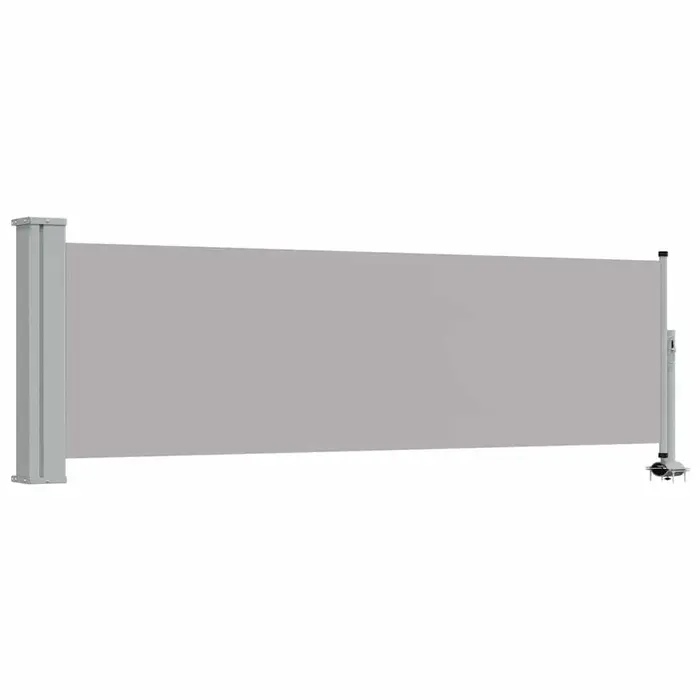 Vidaxl Ausziehbare Seitenmarkise 80x300 cm Grau - 34% Rabatt