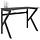 Gaming-Schreibtisch K-Form 110x60x75 cm - Schwarz - 34% Rabatt