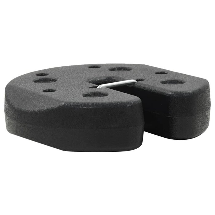 Vidaxl Pavillongewichte 4er-Set 220x50 mm Beton Schwarz - 32% Rabatt