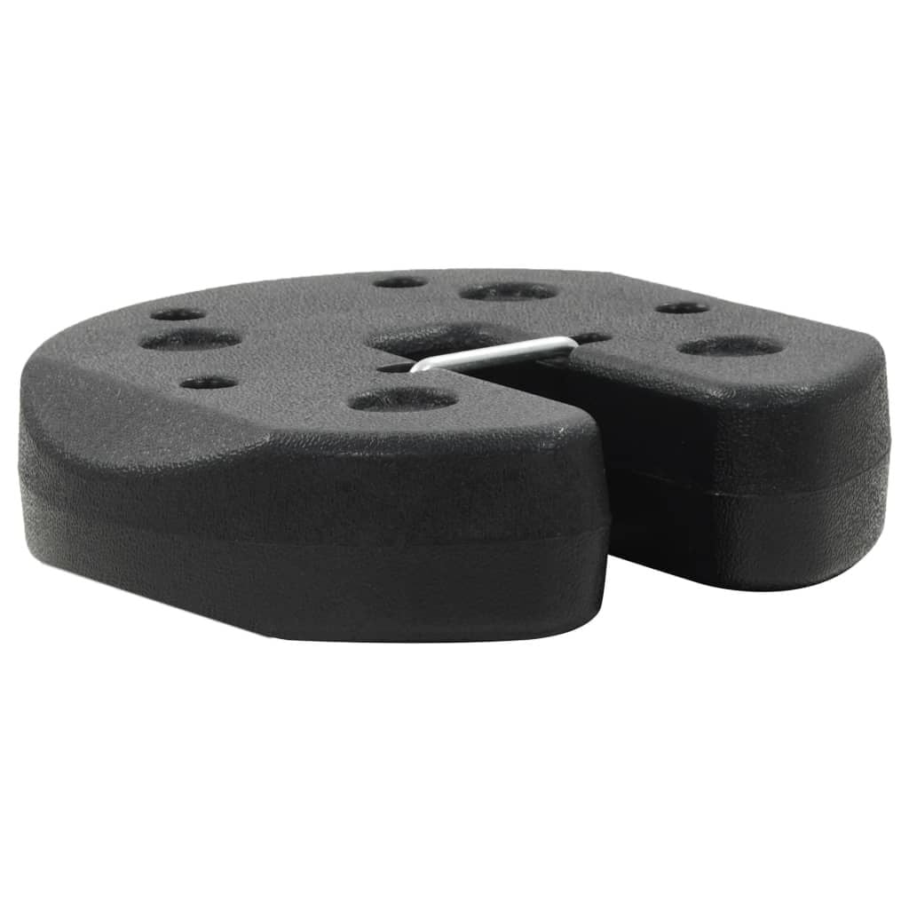 Vidaxl Pavillongewichte 4er-Set 220x50 mm Beton Schwarz - 32% Rabatt