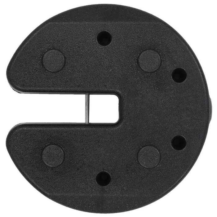 Vidaxl Pavillongewichte 4er-Set 220x50 mm Beton Schwarz - 32% Rabatt