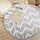 Runder Außenteppich ARAKIL Ø 160 cm Grau - 30% Rabatt