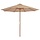 Holz-Sonnenschirm 300 cm in Taupe - 34% Rabatt