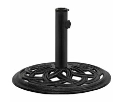 Vidaxl Gusseisen Sonnenschirmständer 44x31cm Schwarz - 33% Rabatt