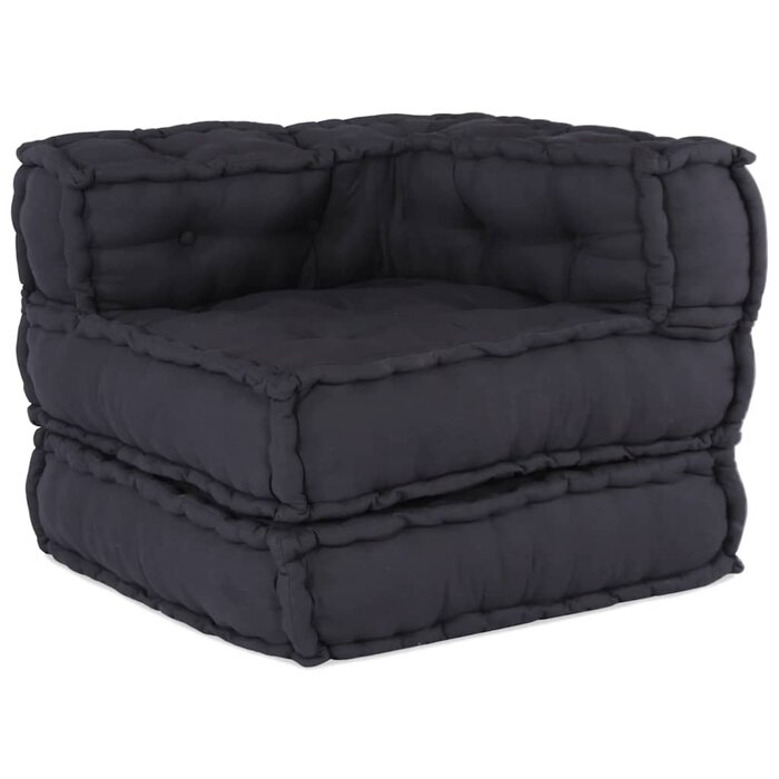 Vidaxl Modulärer Sitzhocker 70x70x54 cm Anthrazit - 34% Rabatt