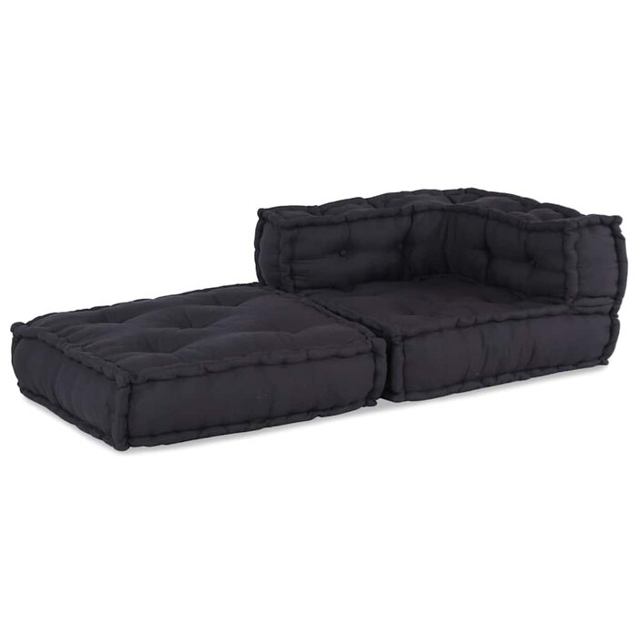 Vidaxl Modulärer Sitzhocker 70x70x54 cm Anthrazit - 34% Rabatt
