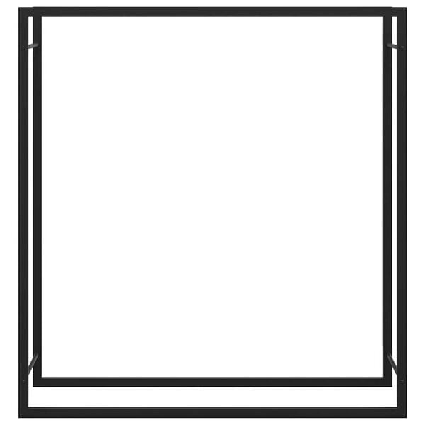 Vidaxl Kaminholzregal aus Stahl 110x28x116 cm mattschwarz - 33% Rabatt