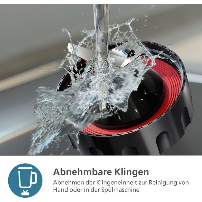 Philips Standmixer 1200W mit 2L Glasbehälter & Blend-and-go - 34% Rabatt