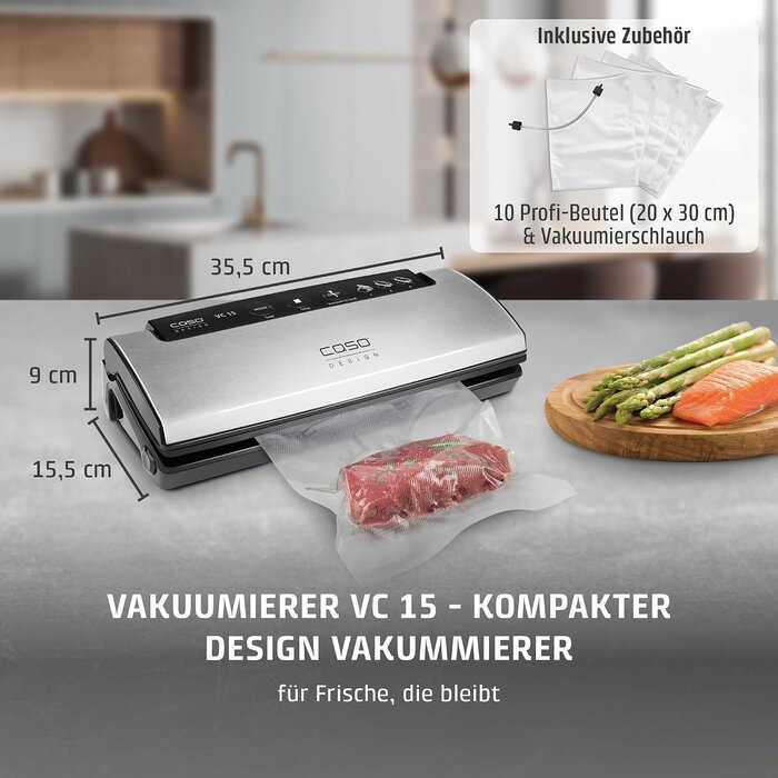Vakuumiergerät 110W aus Edelstahl - 34% Rabatt