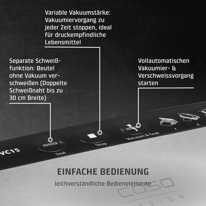 Vakuumiergerät 110W aus Edelstahl - 34% Rabatt