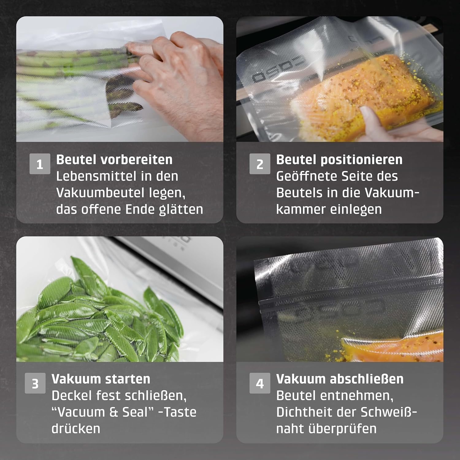 Vakuumiergerät 110W aus Edelstahl - 34% Rabatt