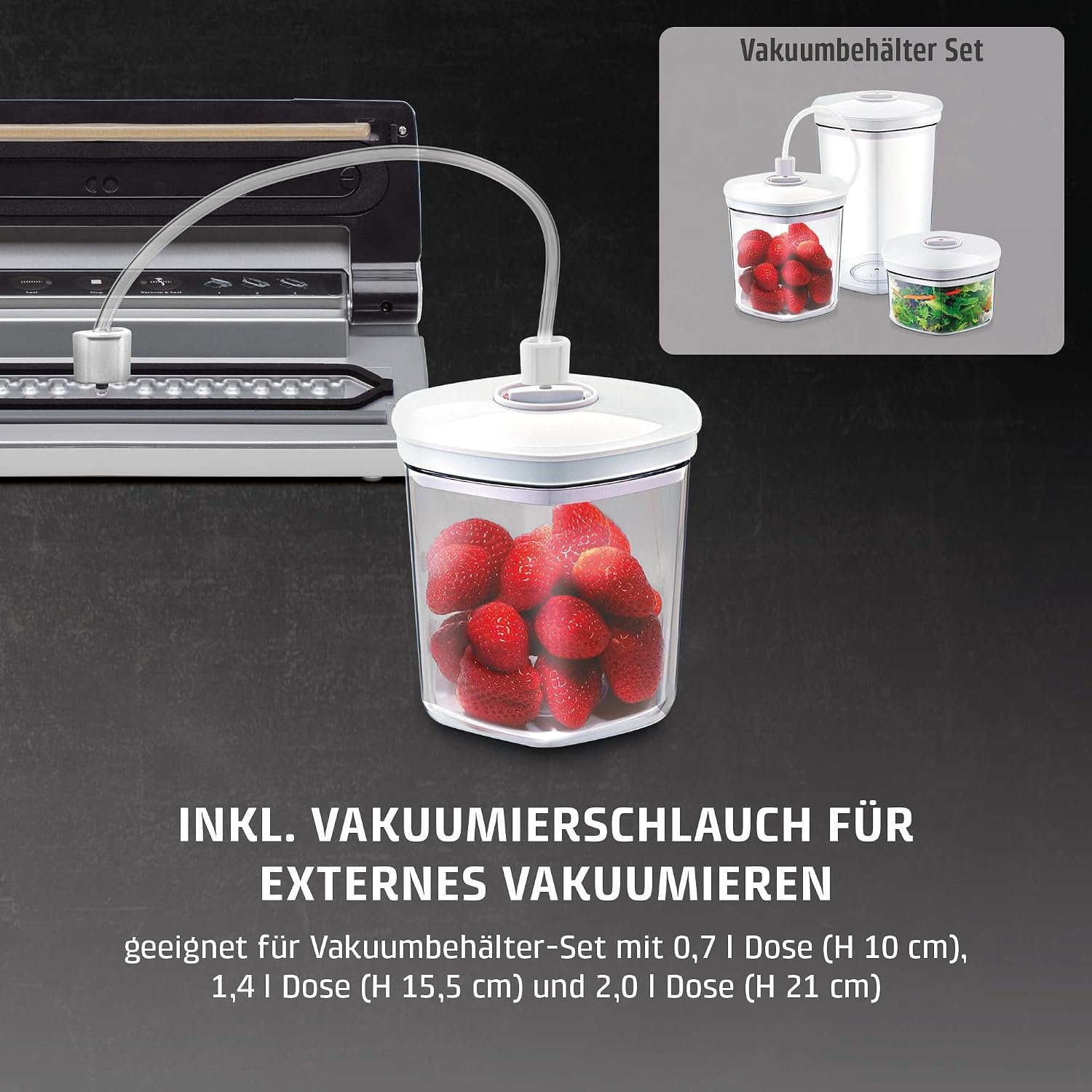 Vakuumiergerät 110W aus Edelstahl - 34% Rabatt