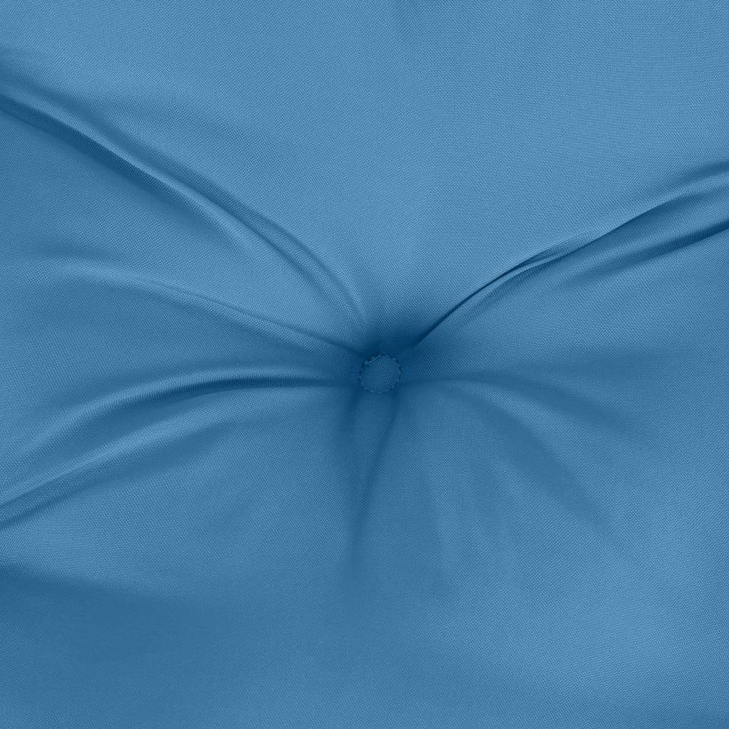 Vidaxl 6er-Set Hochlehner-Stuhlkissen 120x50x7 cm, Meliertes Blau - 34% Rabatt