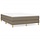 Boxspringbett 140x190 cm Stoff Taupe - 34% Rabatt