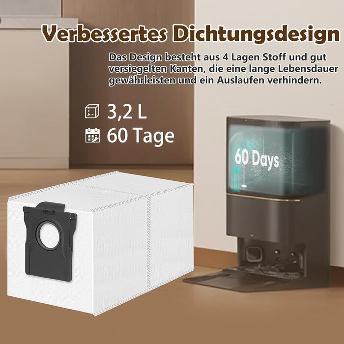 Dreame 12 Staubsaugerbeutel für Saugroboter - 29% Rabatt - Passend für viele Modelle