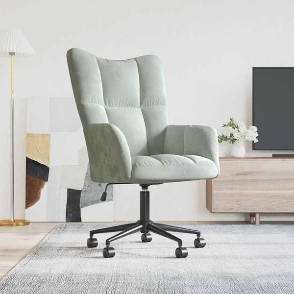 Vidaxl Eleganter Relaxstuhl in Hellgrau - 28% Rabatt