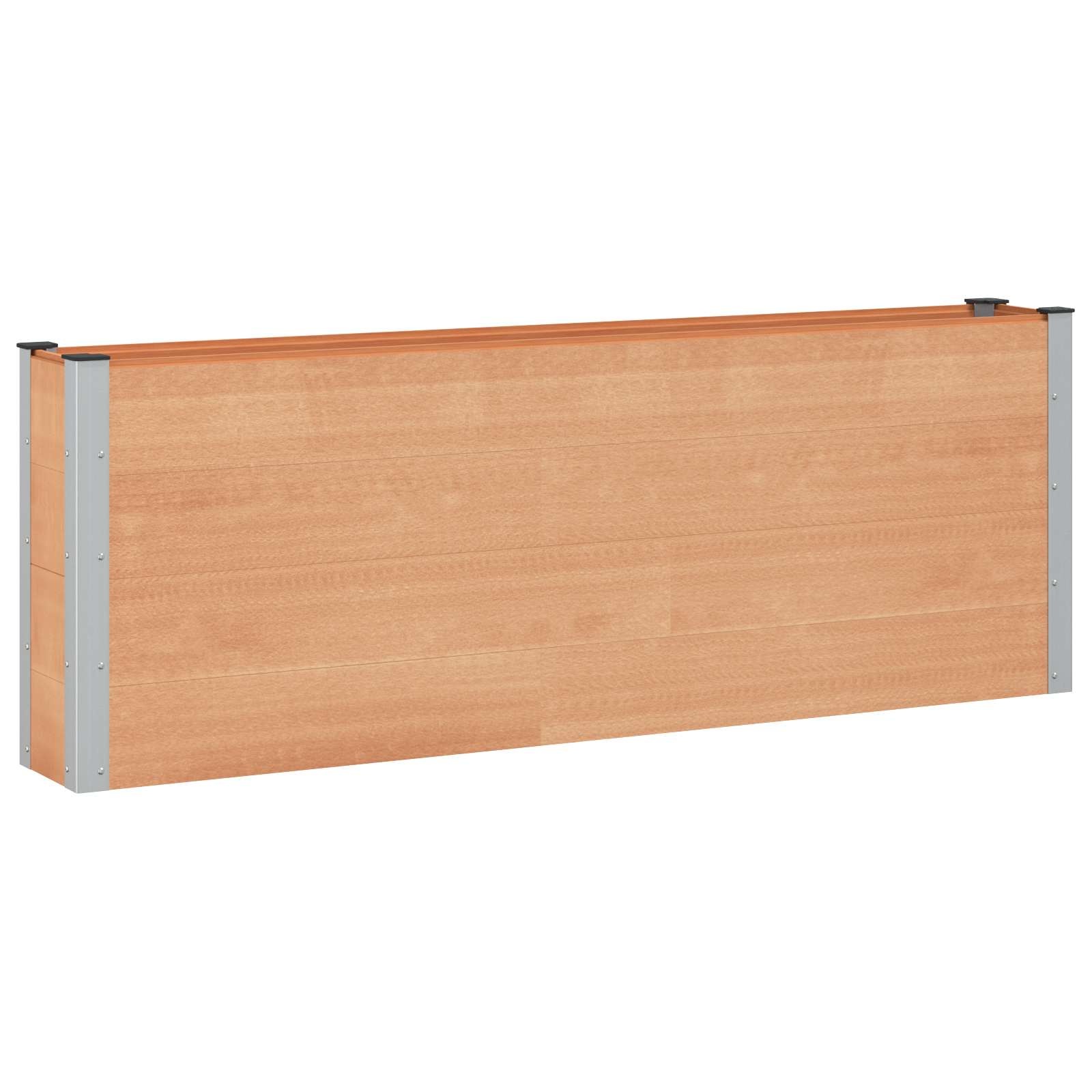 Vidaxl Hochbeet Pflanzkasten 200x30x72 cm WPC Braun - 34% Rabatt