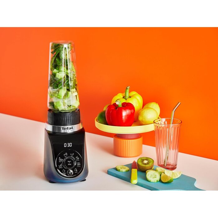 Mini-Standmixer 1000W 700ml 8 Programme - Borealblau - 34% Rabatt