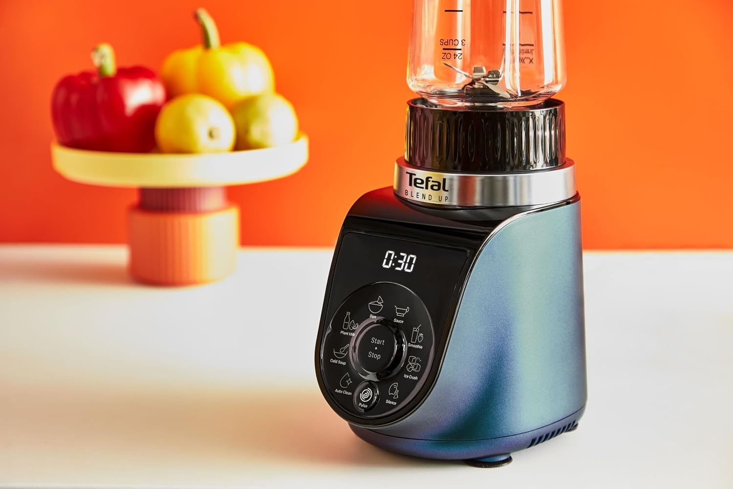 Mini-Standmixer 1000W 700ml 8 Programme - Borealblau - 34% Rabatt