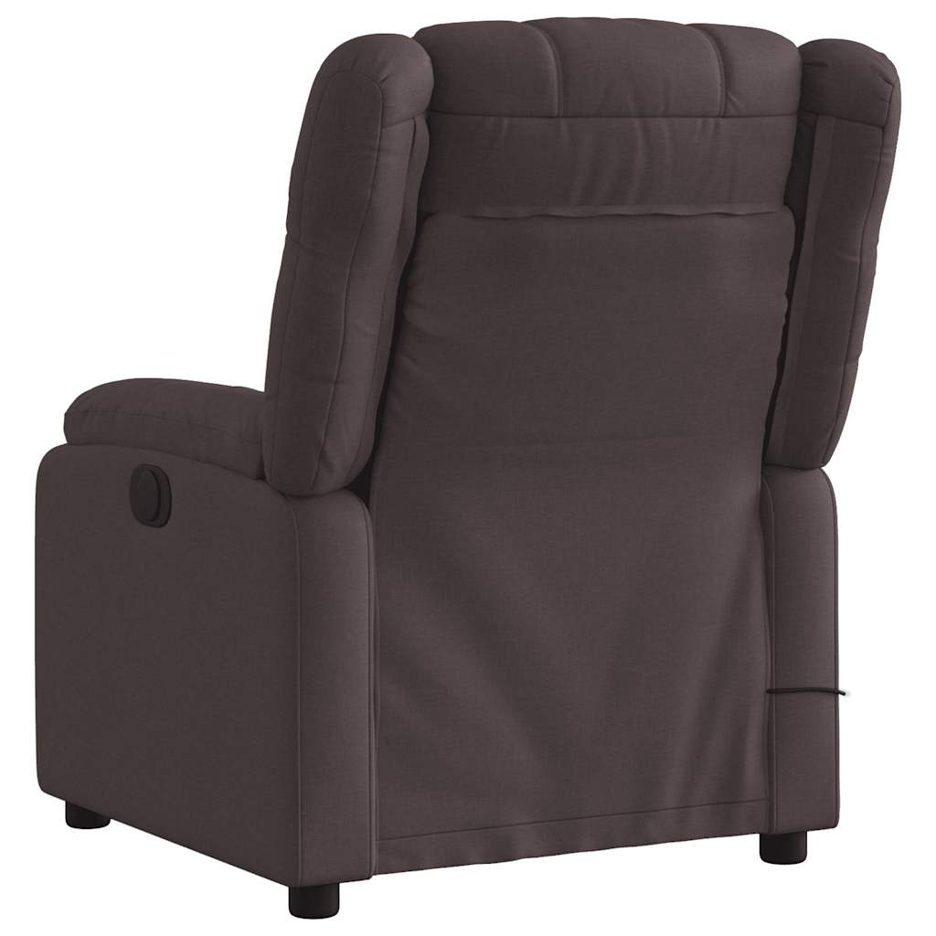 Vidaxl Massagesessel aus Stoff Dunkelbraun - 35% Rabatt - Verstellbar & Komfortabel