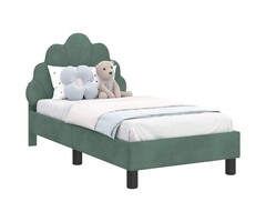 Vidaxl Samt-Kleinkindbett 70x140 cm, Seegrün - 34% Rabatt auf Retoure