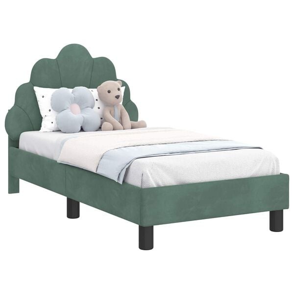 Vidaxl Samt-Kleinkindbett 70x140 cm, Seegrün - 34% Rabatt auf Retoure