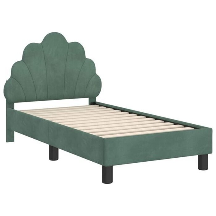 Vidaxl Samt-Kleinkindbett 70x140 cm, Seegrün - 34% Rabatt auf Retoure