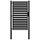 Gartentor abschließbar 100x150 cm Aluminium Schwarz - 35% Rabatt