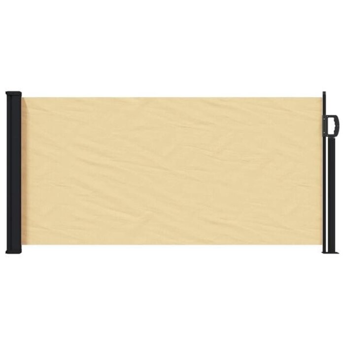 Vidaxl Ausziehbare Seitenmarkise 100 x 500 cm Sandfarben - 34% Rabatt