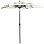 3-lagiger Sonnenschirm 2x2 m, sandfarben - 34% Rabatt