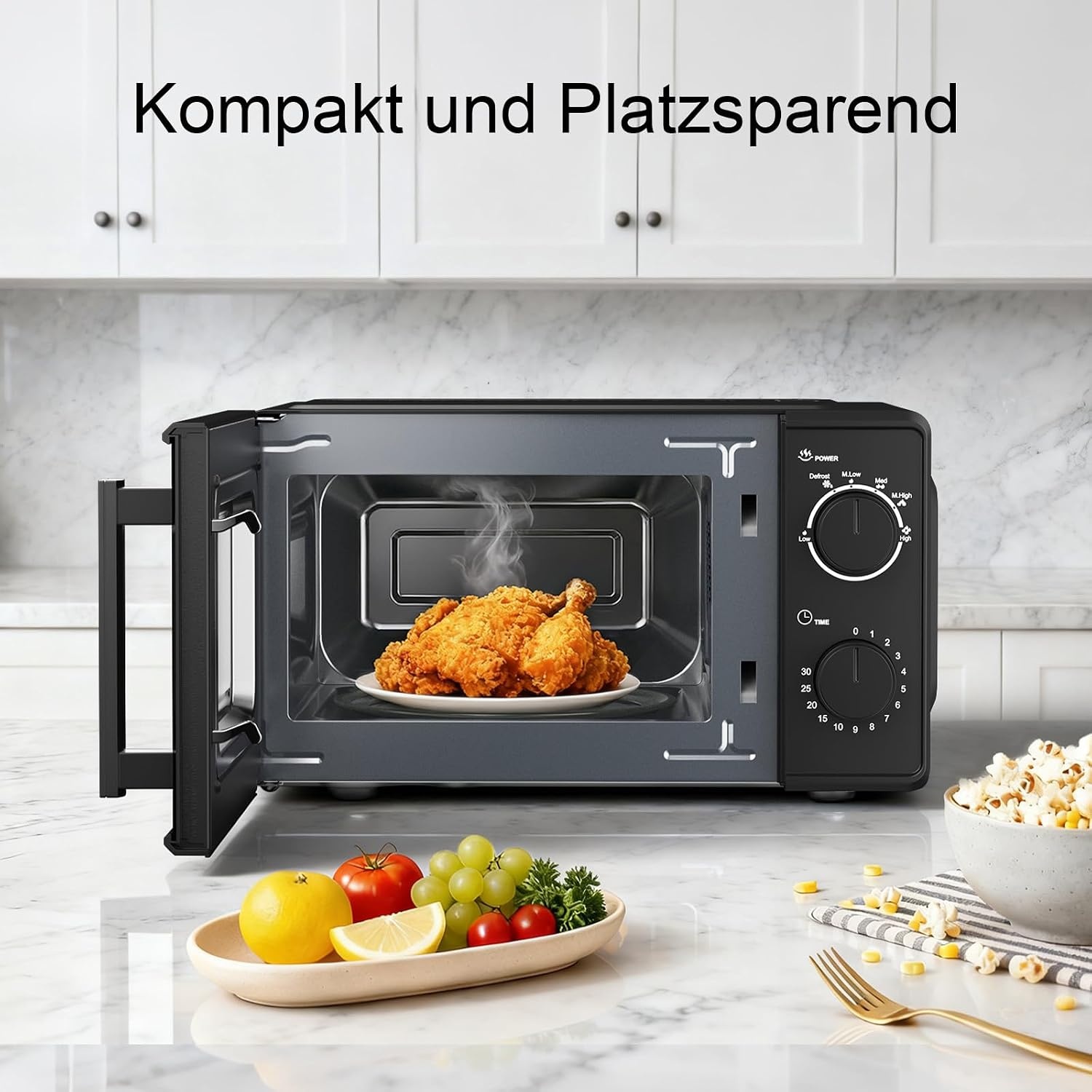 Solo-Mikrowelle 20L - 700W - 35% Rabatt - Schwarz