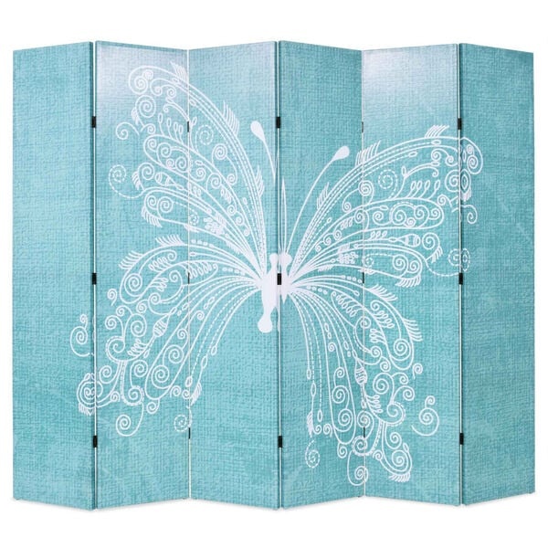 Vidaxl Spanischer Paravent Schmetterling 228x170 cm - 34% Rabatt - Ausgepackt