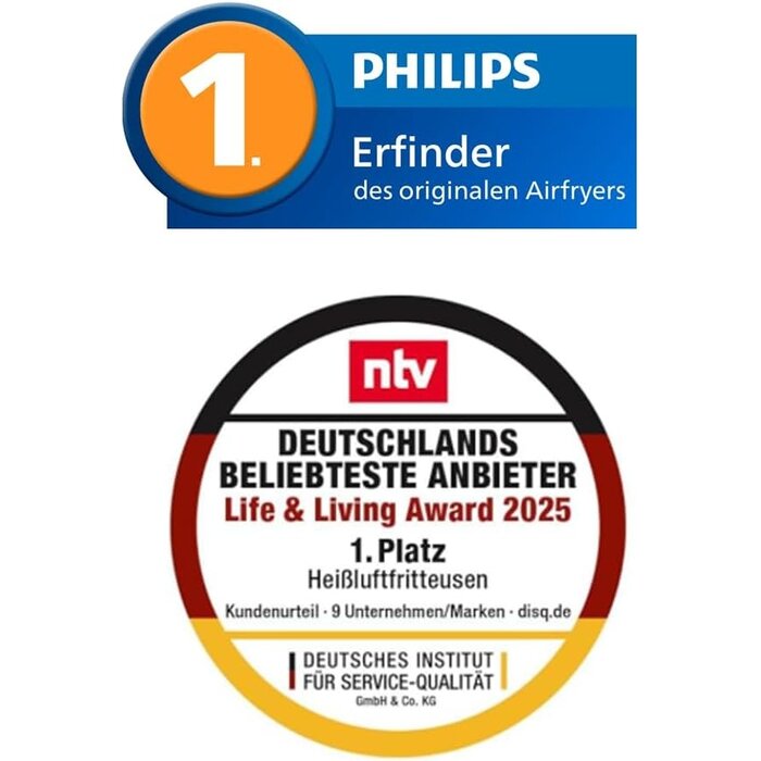 Philips Doppelkammer Heißluftfritteuse 10L - 35% Rabatt